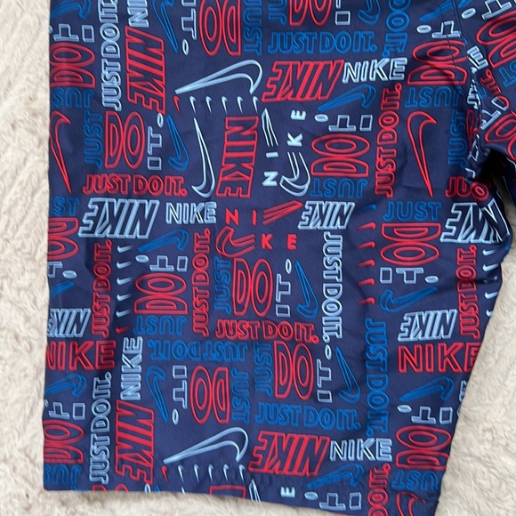 Nike Boys' Logo Mash-Up Breaker 8” Volley Shorts, red white & blue, Size XL NWT - Picture 9 of 16